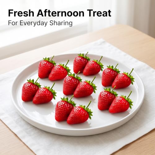 Set of 20 Realistic Fake Strawberries for Home Decor and Photography