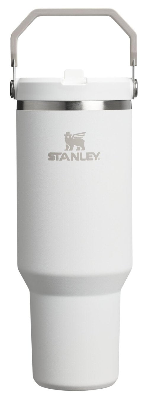 STANLEY IceFlow 2.0 Flip Straw Tumbler with Handle 40 oz | Twist On Lid and Flip Up Straw | Leakproof Water Bottle | Insulated Stainless Steel | BPA-Free | Frost