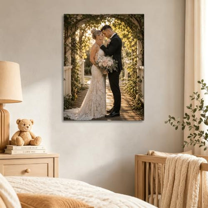 Custom Canvas Wall Art with Your Photos - 8x10 Stretched Canvas, Wrap Style