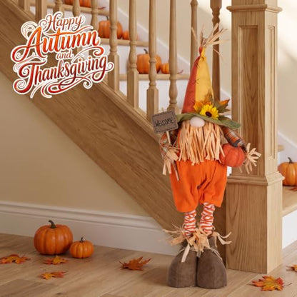 Fall Gnome Plush Decoration 23-32 Inches - Harvest Autumn Decor