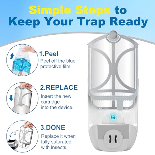 10 Pack Flying Insect Trap Refills Compatible with M364/M364A & Max - Insect Trap Replacement