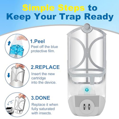 10 Pack Flying Insect Trap Refills Compatible with M364/M364A & Max - Insect Trap Replacement