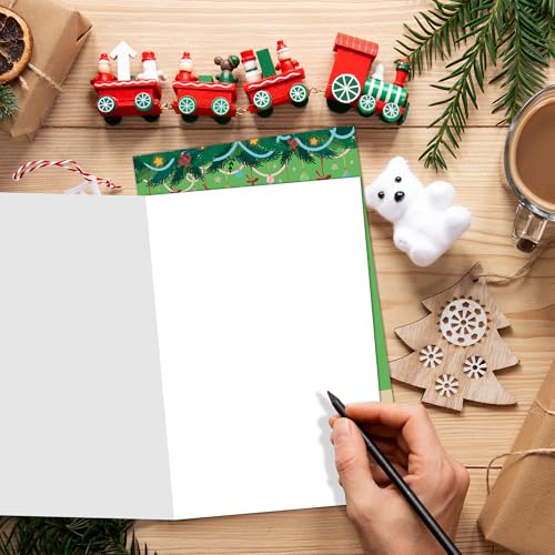 Funny Dachshund Christmas Card - Holiday Card for Dog Lovers - Cute Xmas Card for Men Women - Variation 03