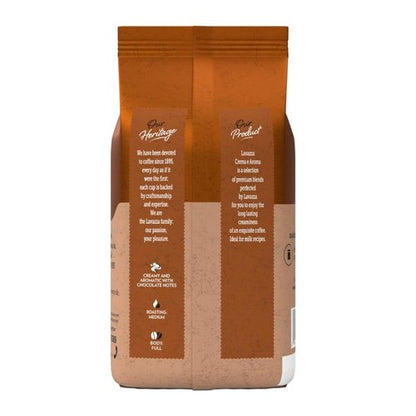 Lavazza Crema e Aroma Whole Bean Coffee, Medium Roast, Arabica and Robusta Blend, 2.2 lb Bag (Pack of 2)