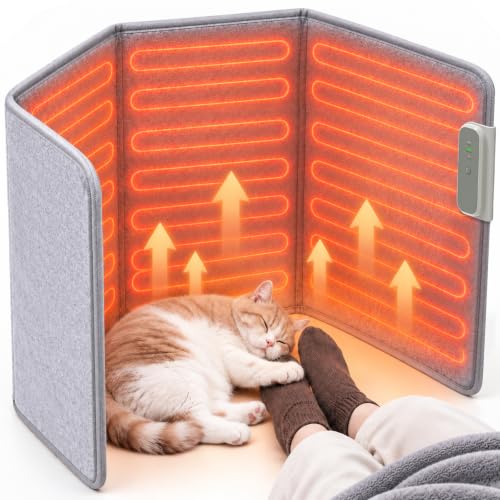 Foldable Under Desk Foot Warmer with Blanket - Personal Space Heater