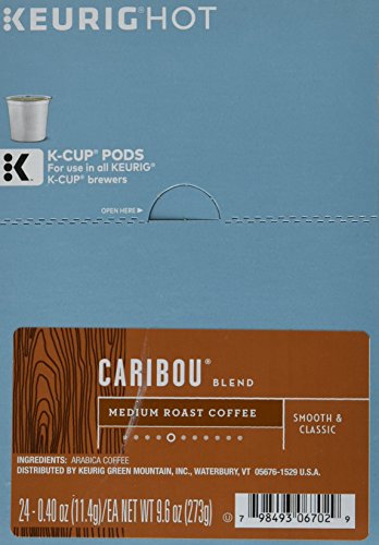 Caribou Coffee K-Cups for Keurig Brewers, 24 Count