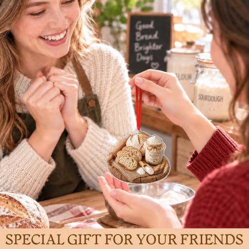 Sourdough Bread Christmas Ornament - Bread Variation - Unique Kitchen Decor