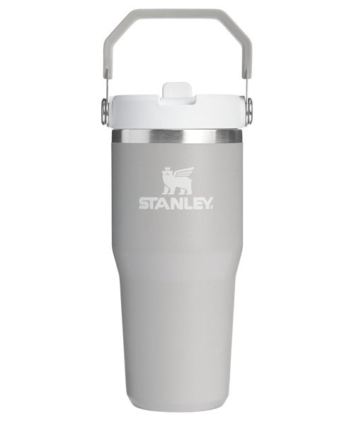 STANLEY IceFlow 2.0 Flip Straw Tumbler with Handle 14 oz | Twist On Lid and Flip Up Straw | Leakproof Water Bottle | Insulated Stainless Steel | BPA-Free | Ash