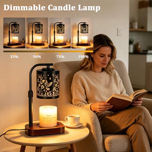 WIHTU Candle Warmer Lamp with Timer & Dimmer - Hummingbird Design