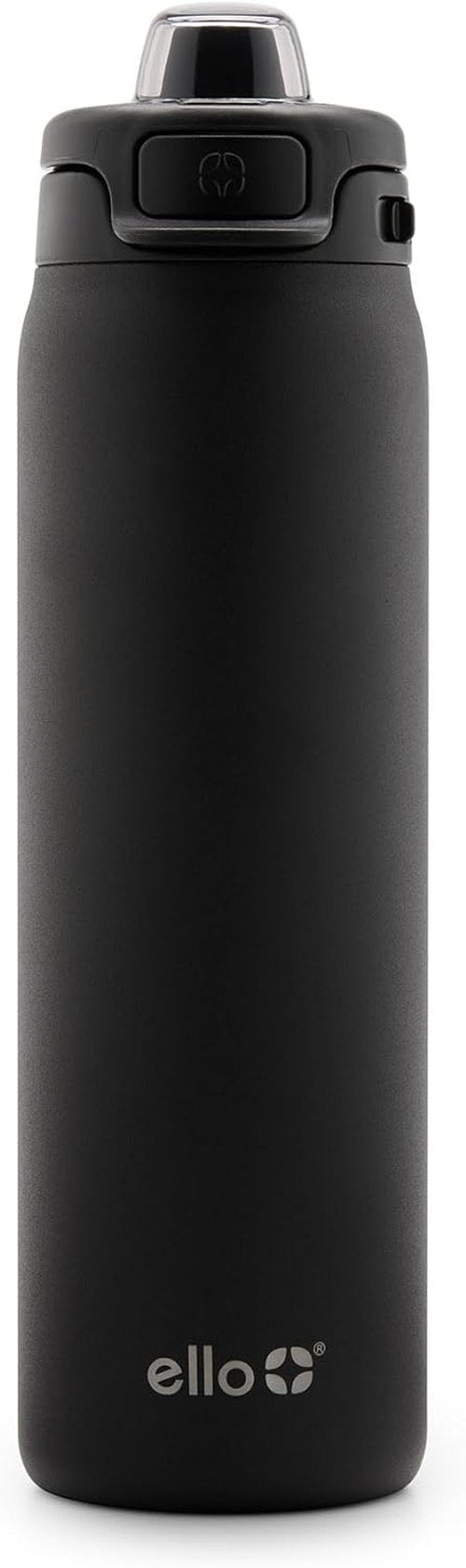Ello Pop & Fill Insulated Stainless Steel Water Bottle - Quick Fill Lid, Leakproof Design | 22oz, 32oz, 40oz