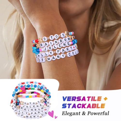 Dolly Costume Jewelry Gift Set - 5 Pcs Inspired Bracelets for Costumes