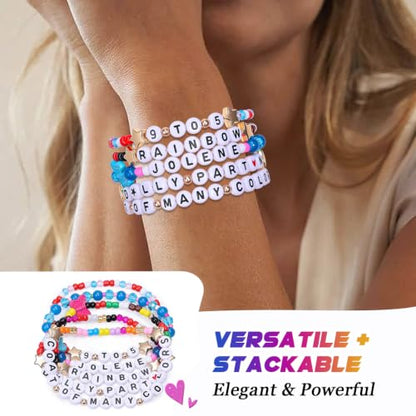 Dolly Costume Jewelry Gift Set - 5 Pcs Inspired Bracelets for Costumes