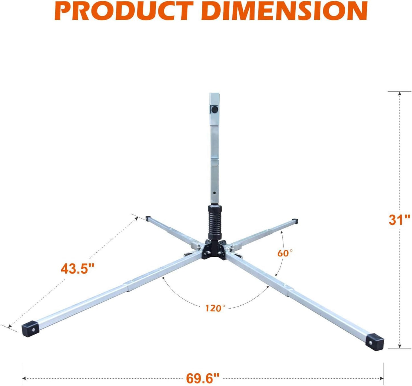 Roll Up Sign Stand - Portable & Durable Traffic Safety Display Holder | Easy Setup for Outdoor Use