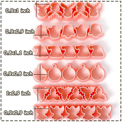 Mini Christmas Cookie Cutter Set for Pet Treats and Snacks - 6 Shapes - Christmas-1