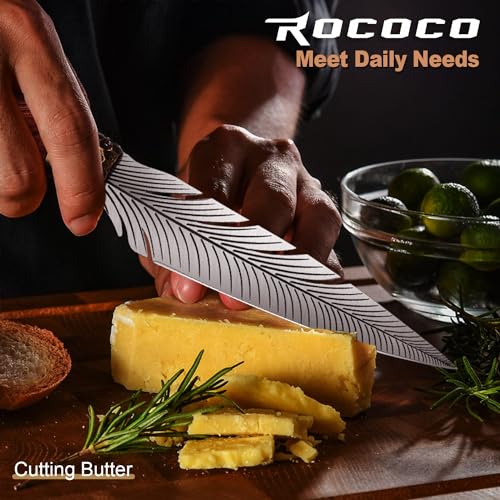 8-Inch Boning Knife & Feather Viking Knife Set for Meat, Fruits & Vegetables