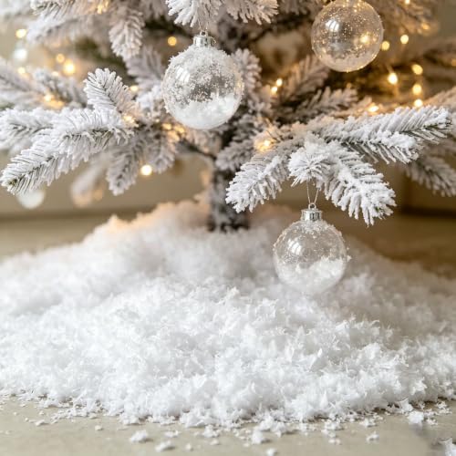 Artificial Fake Snow Flakes for Winter Holiday Decor - 0.22 lbs