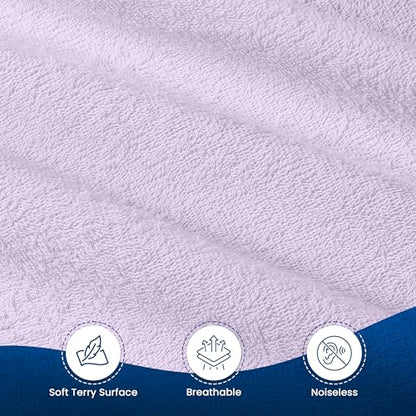 Utopia Bedding Waterproof Mattress Protector Queen Size, Premium 200 GSM Terry Mattress Cover, Soft & Breathable Bed Cover, Fitted Sheet Style with Stretchable Deep Pockets 17" (Lavender)