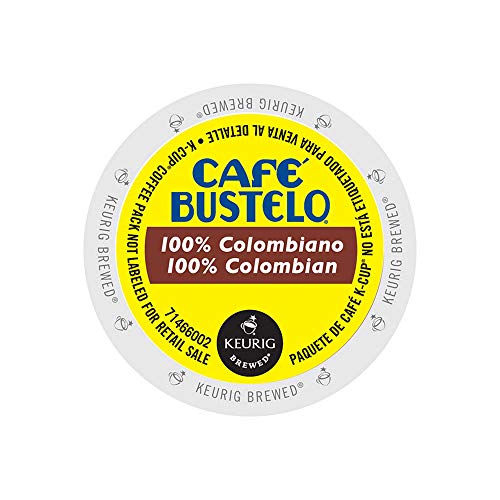 Cafe Bustelo® Single-Serve Coffee K-Cup®, 100% Colombian, Carton Of 24