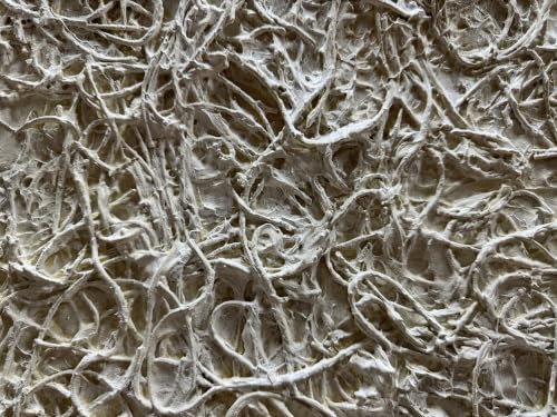 Hand Painted Neutral Toned Abstract Canvas Wall Art 28x40 Inch
