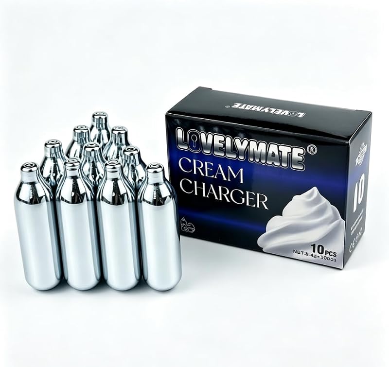 8g Cream Chargers Pack of 20 for Whipped Cream Dispensers - Home & Professional Use