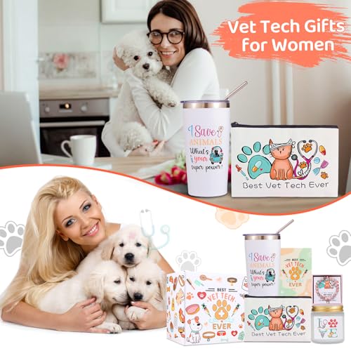 Veterinarian Gift Set with Tumbler Socks and Accessories for Women