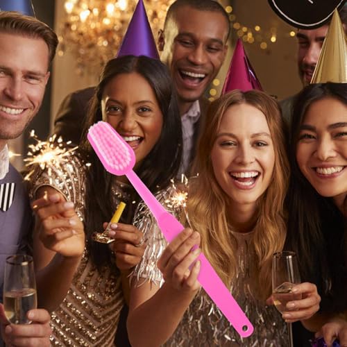 Pink Oversized Toothbrush Prop - Giant Party Decor & Photo Booth Accessory