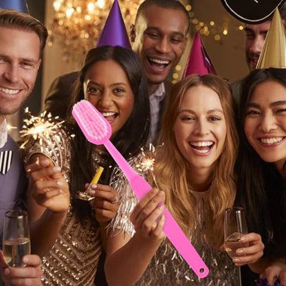 Pink Oversized Toothbrush Prop - Giant Party Decor & Photo Booth Accessory