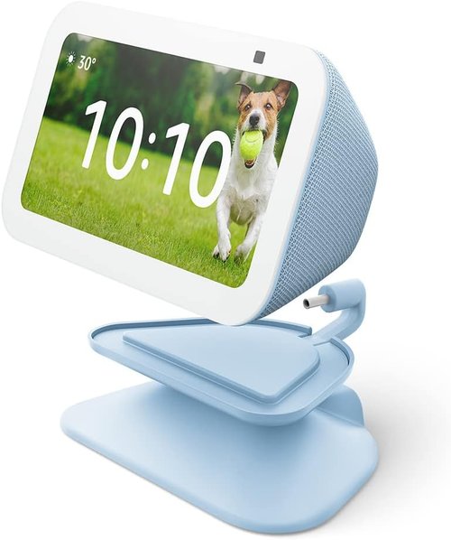 Amazon Echo Show 5 - Smart Display with Alexa - Enhanced Bass & Clarity - Glacier White