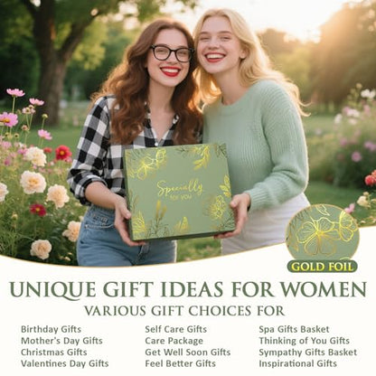 Self Care Gift Box for Women Sage Green - Get Well & Spa Gift Set