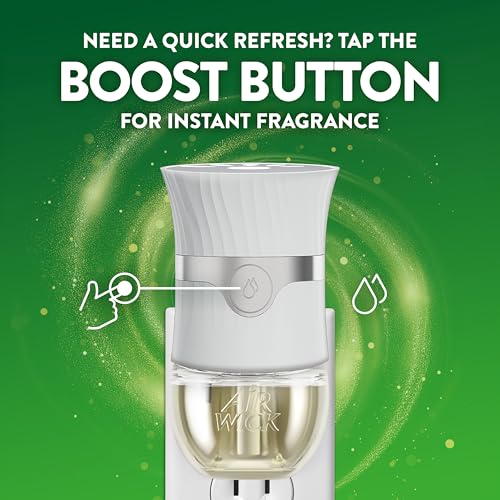 Air Wick Plug in Scented Oil Refill, 10ct, Fresh Linen, Air Freshener, Essential Oils, Eco Friendly Pack