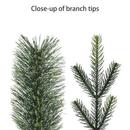 7.5ft Artificial Christmas Tree with 700 Lights - Realistic Pine, Flame-Retardant, Easy Assembly