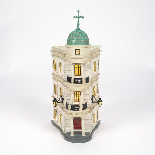 Department 56 Harry Potter Village Gringotts Bank - Lit Building, 10.16 Inch, Multicolor Decor