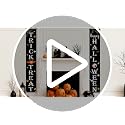 Halloween Decorations Outdoor Banner Trick or Treat Happy Halloween Porch Sign Festive Wall Decor