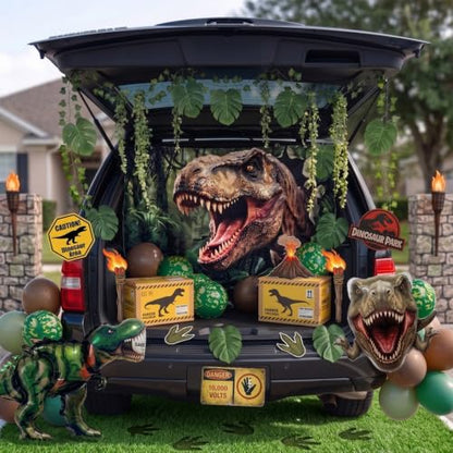 Dinosaur Trunk or Treat Car Decorations & Birthday Party Kit