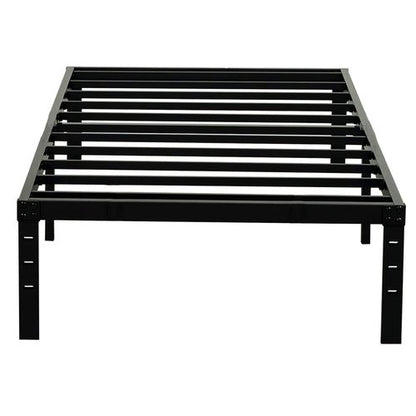 Wulanos Twin XL Bed Frames, Heavy Duty Metal Frame with Steel Slats Support, No Box Spring Needed, 16 Inch High Platform with Storage, Non-Slip and Noise-Free