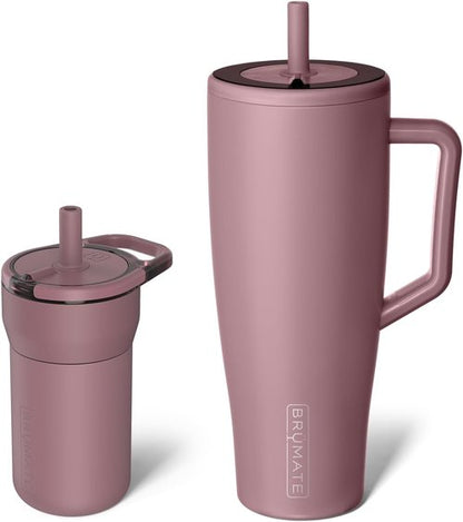 BrüMate 40oz Era & 12oz Leap Bundle - Stylish Rose Taupe Drinkware Set