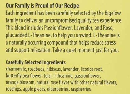 Bigelow Tea, Whispering Wildflowers Herbal Tea (Caffeine Free), 18 Count