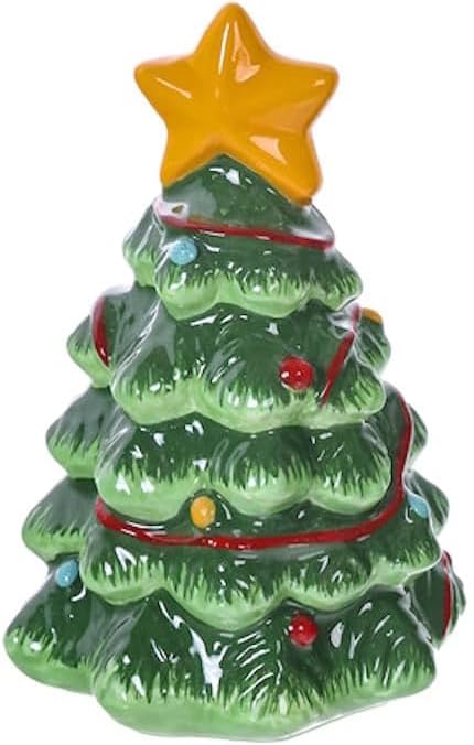 Christmas Tree Salt and Pepper Shaker Set - Festive Kitchen Decor
