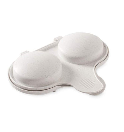 Nordic Ware 7-1/4 in. W x 6-3/8 in. L White Egg Poacher