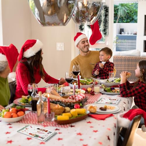 Christmas Nutcracker Paper Napkins - 100 Pack Holiday Table Decor - 3 Ply Disposable Hand Towels - Winter Xmas Home & Kitchen