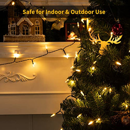 Brightown Battery Operated String Lights - Warm White, 4-Pack, 8 Feet, 20 LEDs