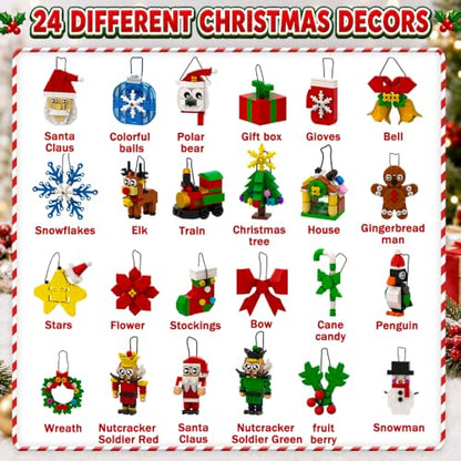 Celltestria Advent Calendar 2026 Christmas Building Toy Set Xmas