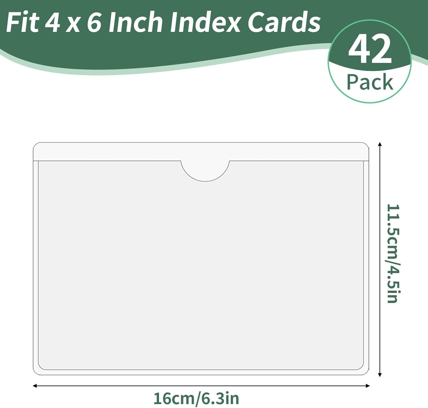 NIUBIER Storage Bin Labels - 42 Pack Clear Adhesive Pockets for Easy Organization | Removable Tote Stickers