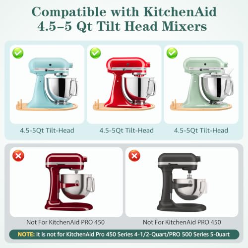 2-in-1 KitchenAid Stand Mixer Slider with Storage for 4.5-5 Qt Models