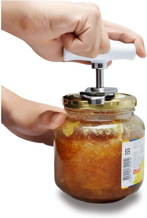 Jar Opener by [Brand Name] - Effortless Manual Tool for Seniors & Arthritis | Adjustable Lid Gripper for Easy Jar Opening