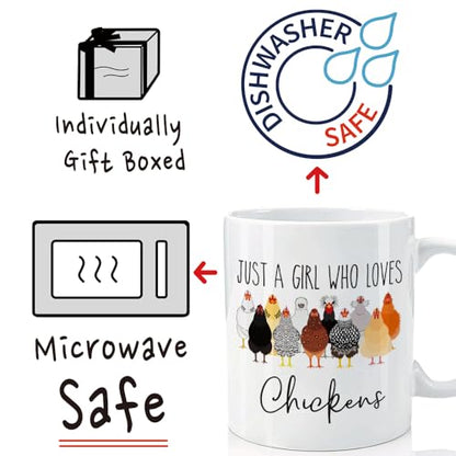 Personalized Mother's Day Chicken Mug Gift - 11Oz Coffee Cup for Mom