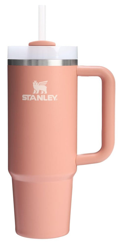 STANLEY Quencher H2.0 Tumbler with Handle and Straw 30 oz | Flowstate 3-Position Lid | Cup Holder Compatible for Travel | Insulated Stainless Steel Cup | BPA-Free | Exclusive Sienna