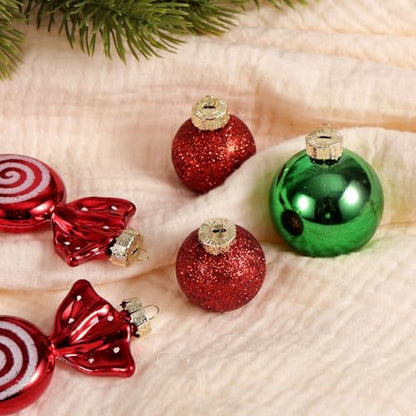 100PCS Christmas Ornament Caps Gold 2.2cm - DIY Holiday Decorations