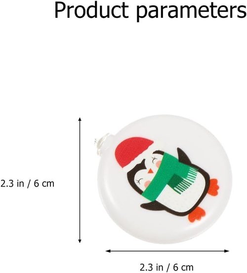 Ledmomo Christmas String Lights - 1.5M 10 LED Battery Operated Penguin Design for Indoor/Outdoor Decor