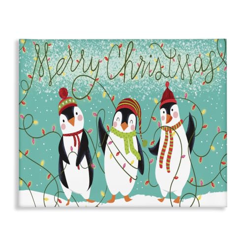 Unframed 48 x 36 Inch Christmas Canvas Wall Art - Merry Holiday Decor